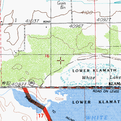 Topographic Map of White Lake City (historical), OR