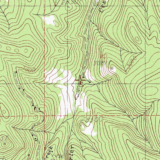 Topographic Map of Bear Gulch, OR