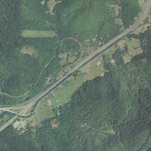 Aerial/Satellite Image of Rattlesnake Creek, OR