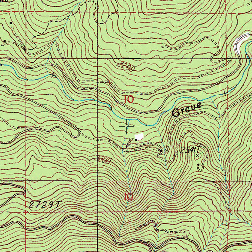 Topographic Map of McCourtney Creek, OR