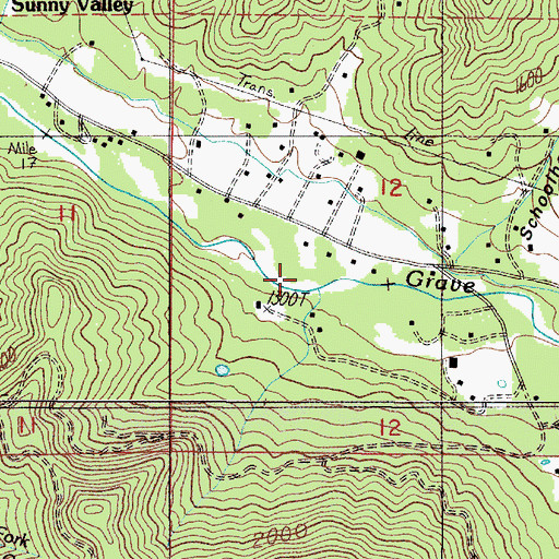 Topographic Map of Still Creek, OR