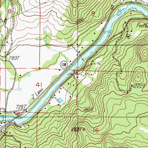 Topographic Map of Lone Rock Camp, OR