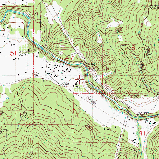 Topographic Map of Fair Oaks County Park, OR