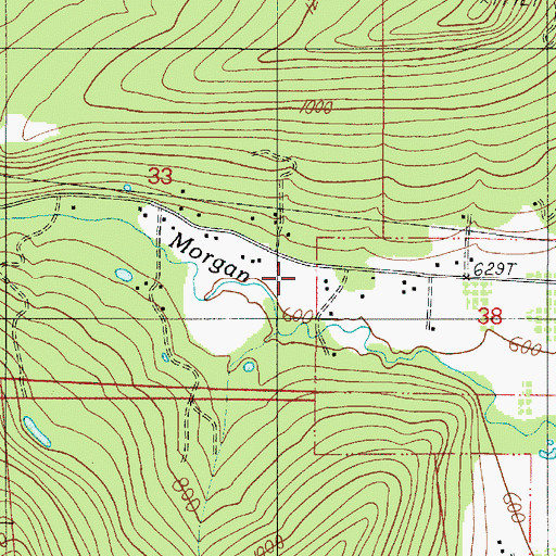 Topographic Map of Fort Flournoy (historical), OR