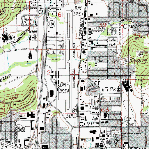 Topographic Map of Barnes (historical), OR