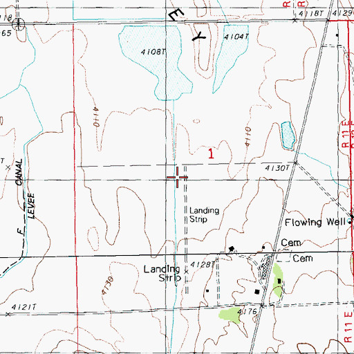 Topographic Map of Simms Creek, OR