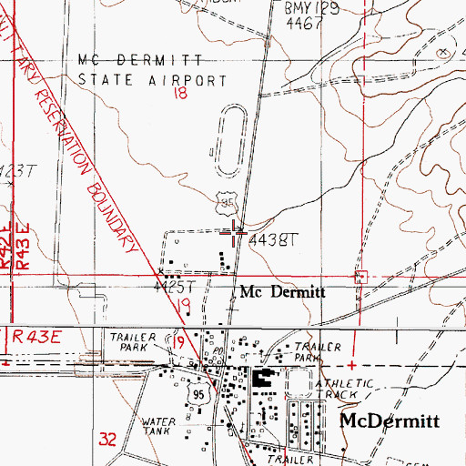 Topographic Map of Shearing Corral Creek, OR