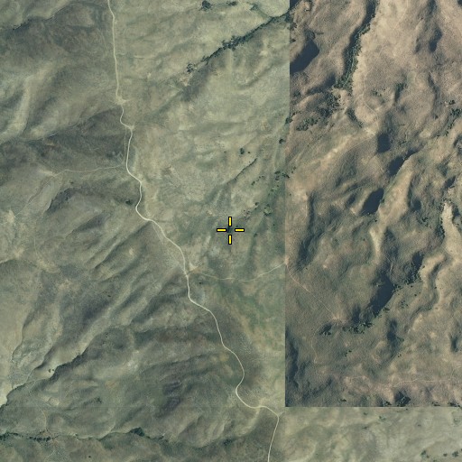 Aerial/Satellite Image of Divide Spring, OR