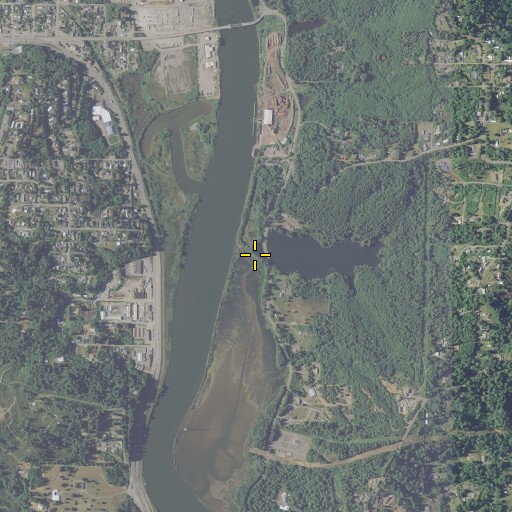 Aerial/Satellite Image of C A Smith Dam, OR