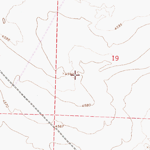 Topographic Map of Carty West Dam, OR