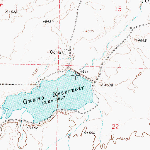 Topographic Map of Guano Canyon Dam, OR