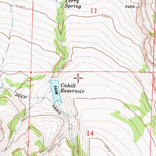 Topographic Map of Hallinan Dam, OR