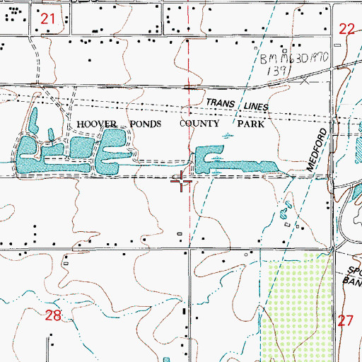 Topographic Map of Hoover Dam Number 1, OR