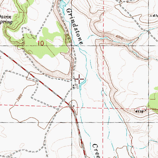 Topographic Map of Layton Dam Number 2, OR