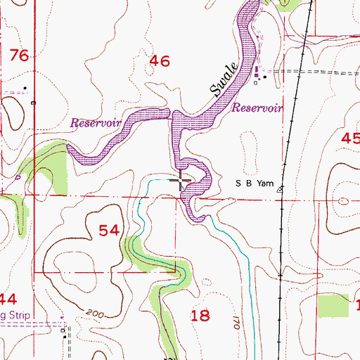 Topographic Map of Marvin Fast Dam, OR