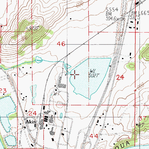 Topographic Map of Mar-Linn Timber Corporation Log Pond Dike, OR