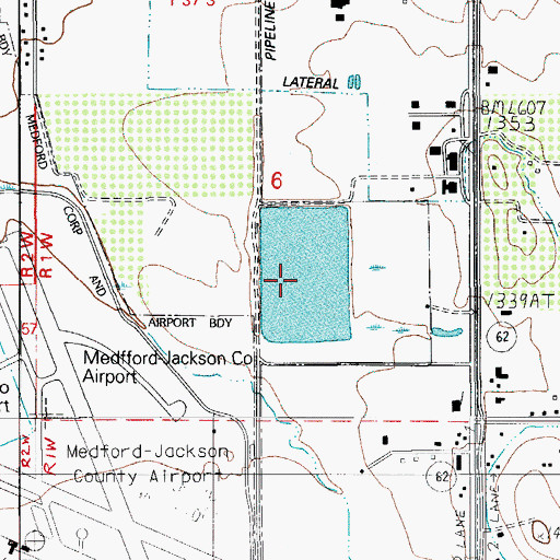 Topographic Map of Medco Number 3 Pond, OR