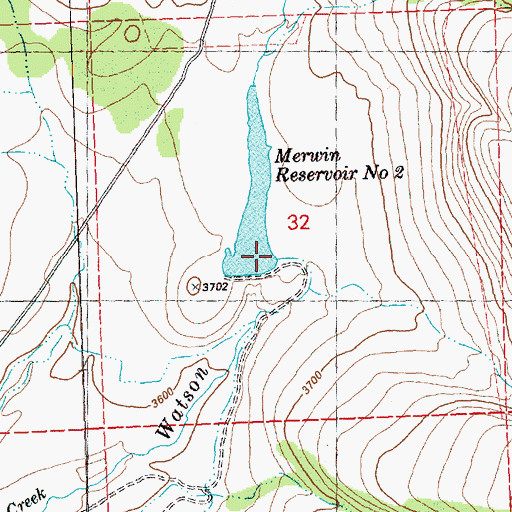 Topographic Map of Merwin Dam Number 2, OR
