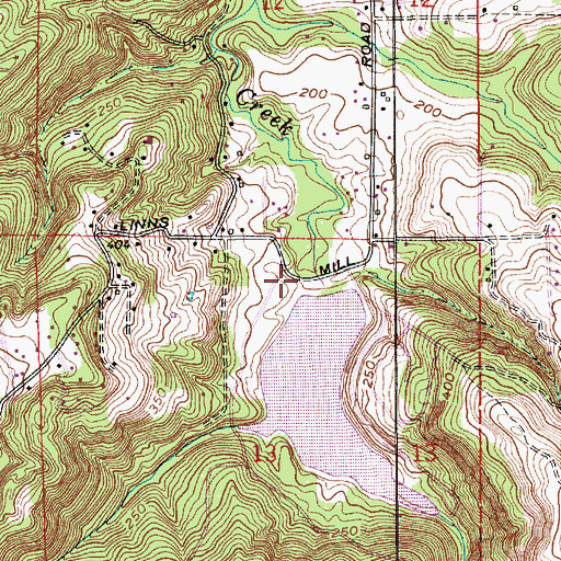 Topographic Map of Mompano Dam, OR