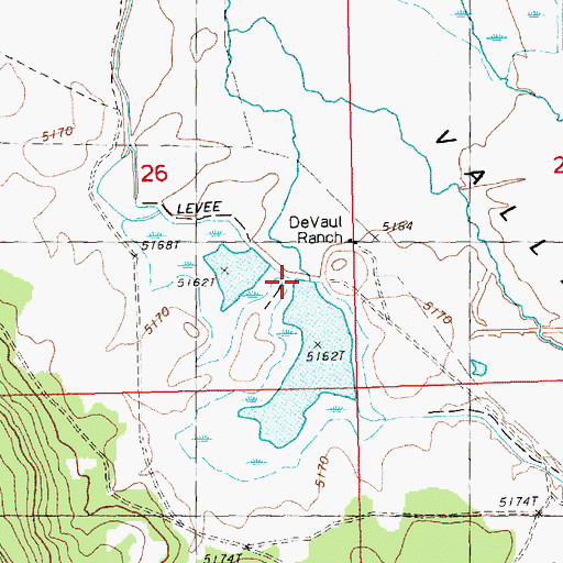 Topographic Map of Oxbow Dam, OR