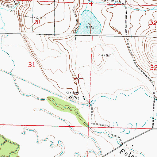 Topographic Map of Paiute Dam, OR