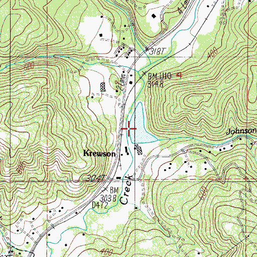 Topographic Map of Little Reservoir Number Five, OR