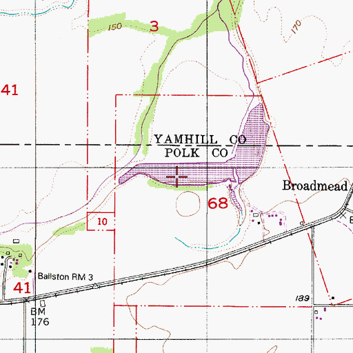Topographic Map of Walker Reservoir Number Two, OR