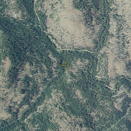 Aerial/Satellite Image of Dark Canyon, OR
