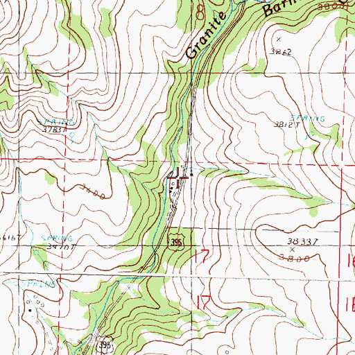 Topographic Map of Saint Katherine Catholic Church, OR