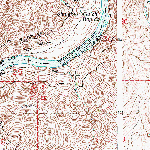 Topographic Map of Wisenor Place, OR
