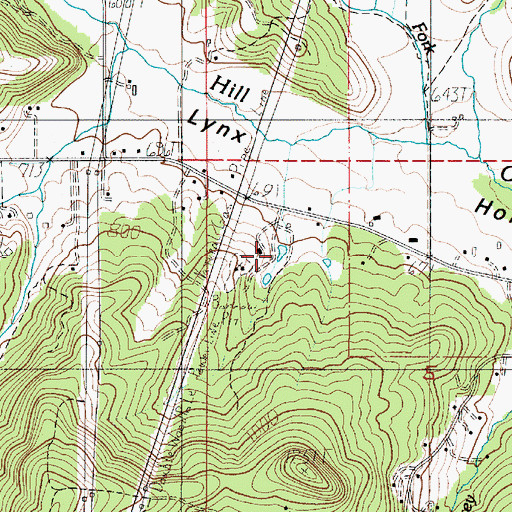 Topographic Map of Eppenbaugh Reservoir, OR