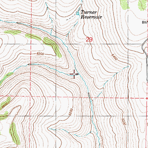 Topographic Map of North Fork McDermitt Creek, OR