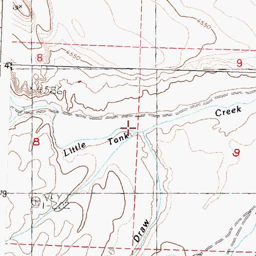 Topographic Map of Stormy Draw, OR