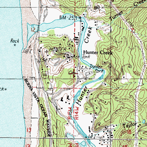 Topographic Map of Smith Family Cemetery, OR