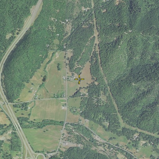 Aerial/Satellite Image of Woolfolk Reservoir, OR