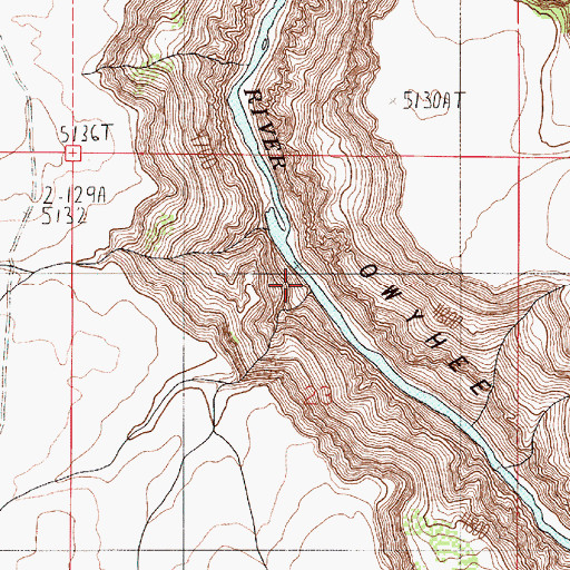 Topographic Map of Oregon Lake Creek, OR