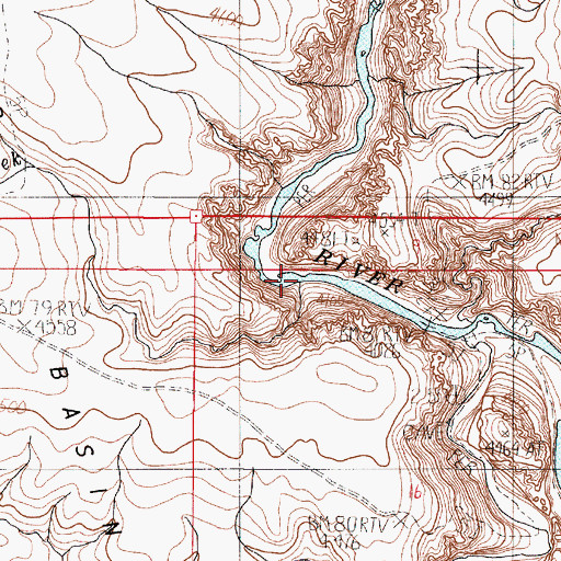 Topographic Map of Juniper Creek, OR