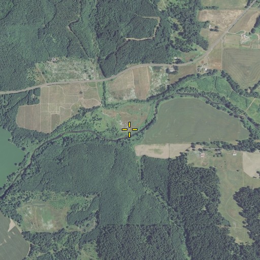 Aerial/Satellite Image of Link Creek, OR