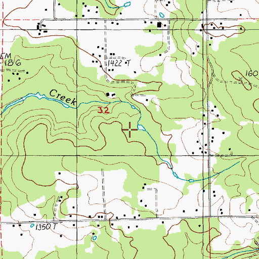 Topographic Map of Coburns Pond, OR
