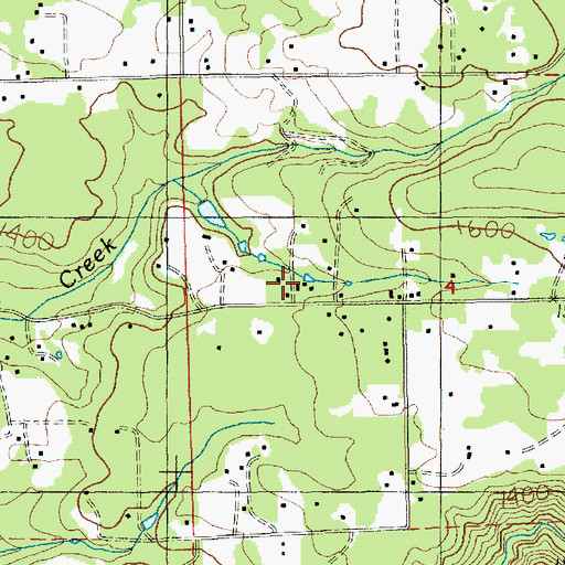 Topographic Map of Noble Acres Reservoir, OR