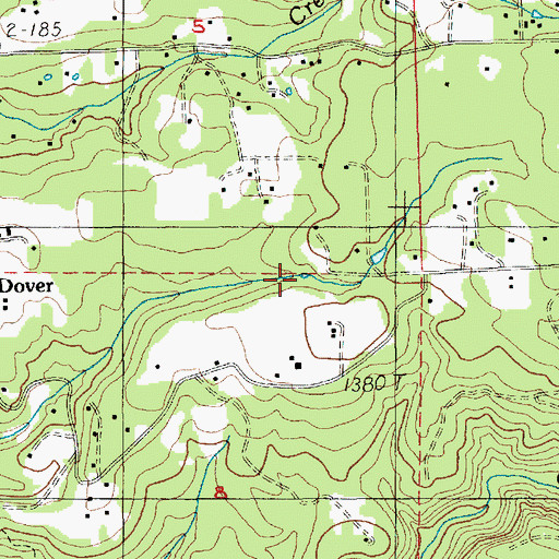 Topographic Map of Timothy Reservoir, OR