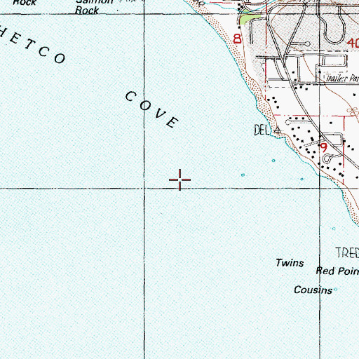 Topographic Map of Cluster, OR