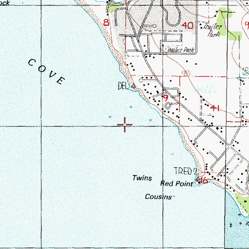 Topographic Map of Lone Rock, OR