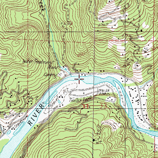 Topographic Map of Morrison Hole, OR