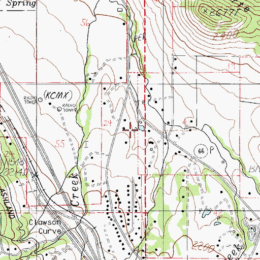 Topographic Map of Merriman Reservoir, OR