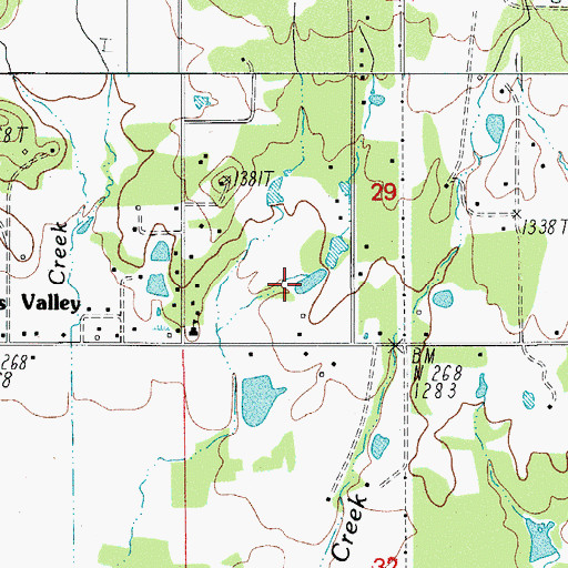 Topographic Map of Koellner Reservoir, OR