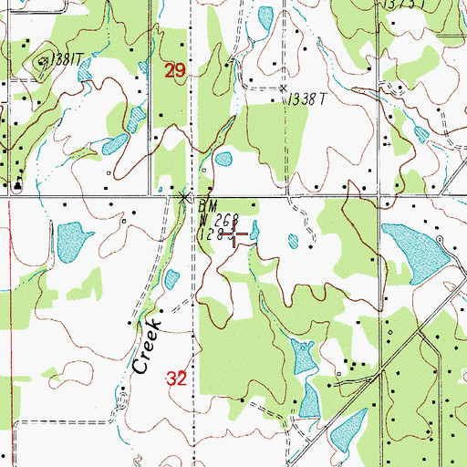Topographic Map of Nelson Reservoir, OR