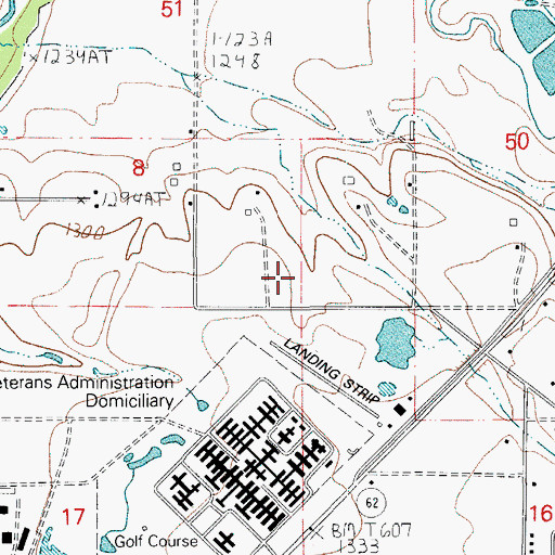 Topographic Map of Ken Denman State Game Management Reserve, OR