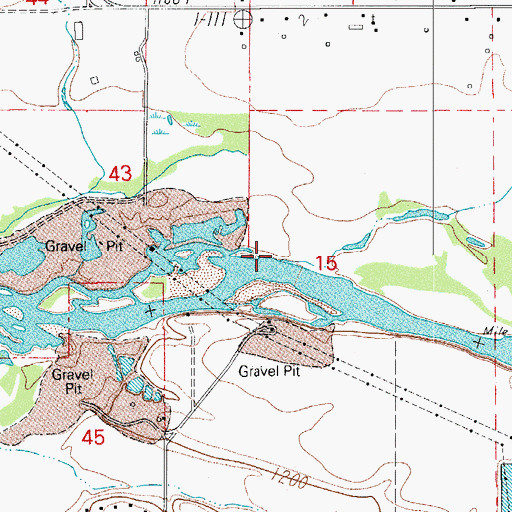 Topographic Map of Modoc Slough, OR