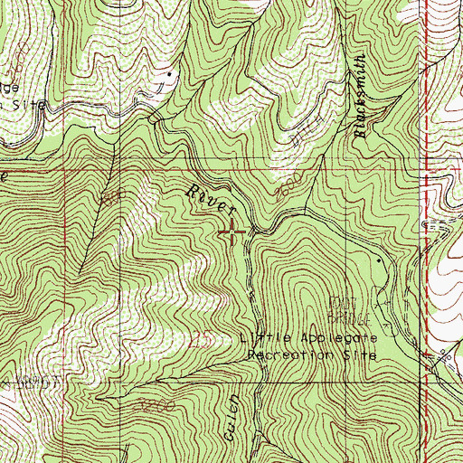 Topographic Map of Owl Gulch, OR